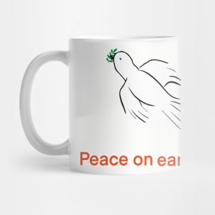 Dove of Peace on Earth Mug